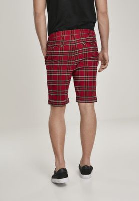 Tartan patterned shorts