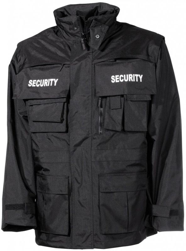 Security jakke med to lag
