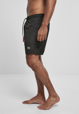 Black swimming trunks in recycled material