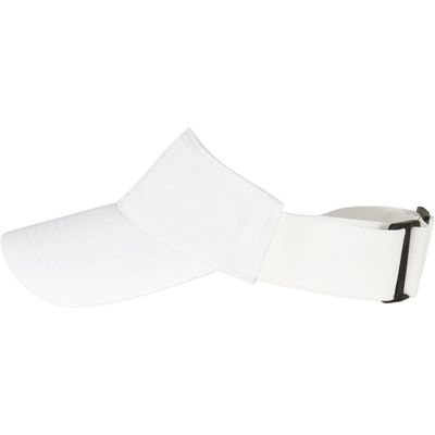 White visor cap