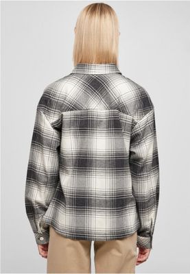 Ladies Oversized Check Shirt