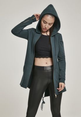 Long ziphoodie lady