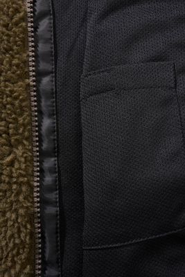 Olive teddy jacket - Kids