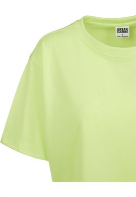 Short lime t-shirt oversize ladies