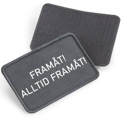 Framåt! Alltid Framåt! - tygpatch med kardborre
