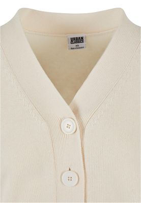 Kofta för dam med knappar framtill– whitesand