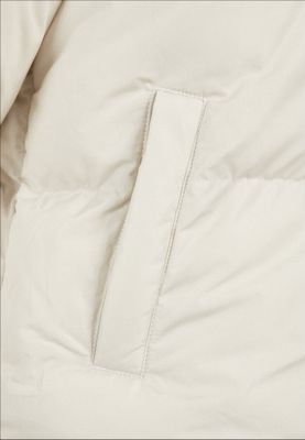 Ladies Short Peached Puffer Jacket