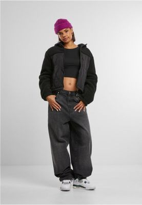 Sherpa Crinkle Nylon Mix Jacket