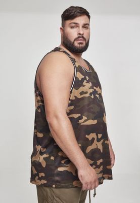Camo mesh tank top mens