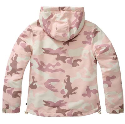 Lined windbreaker candy camo - ladies