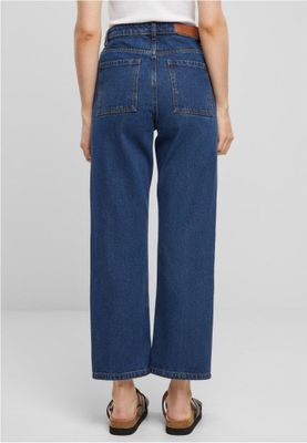 Short Straight Leg Jeans - Women's