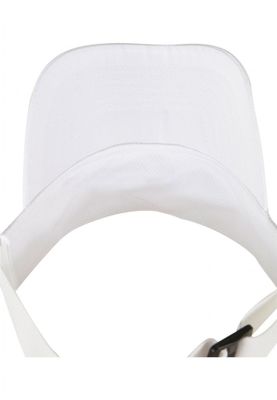 White visor cap