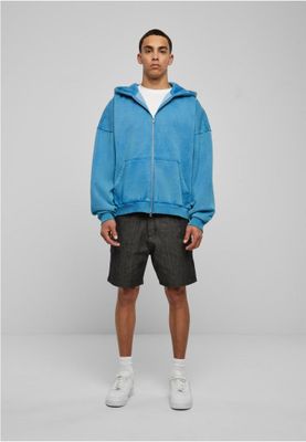 Heavy Sand Washed 90's Zip Hoody