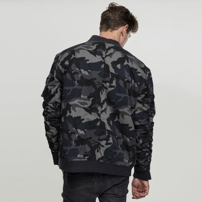 Vintage bomberjacket camouflage