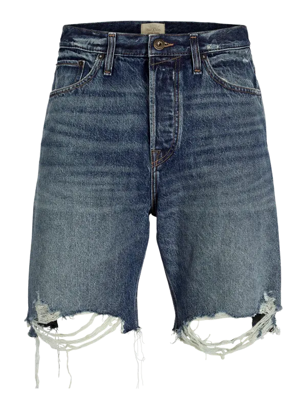 Uppklippta jeansshorts från Jack & Jones