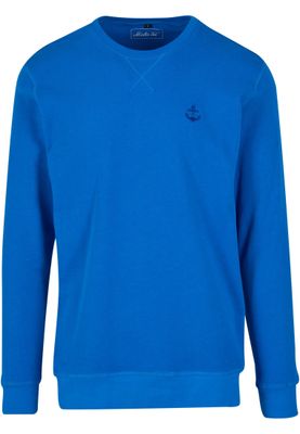 Ankare bröst Anchor Sign EMB Light Crew Sweatshirt – cobalt blue