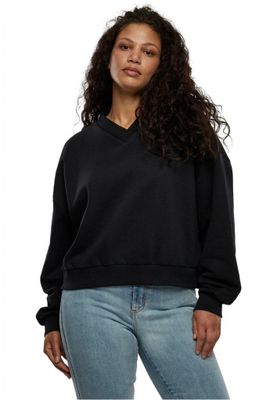Short-sleeved V-neck sweater for ladies.