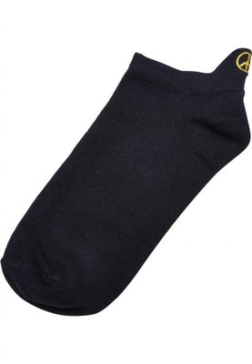 Peace Fancy Edge No Show Socks 3-Pack