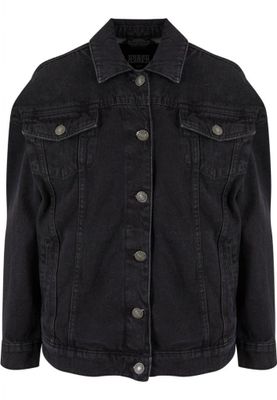 90s oversized denim jacket - women's