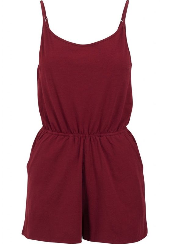 Jumpsuit med smalle skulderstropper