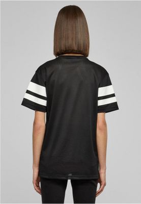Ladies Stripe Mesh Tee