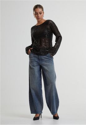 Ladies Sequins Longsleeve