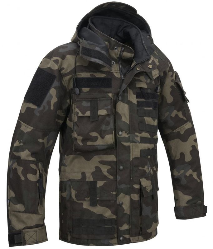 Camo Performance outdoor jacket with MOLLE system