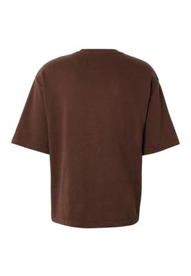 T-shirt för herr i bomullsfrotté – chocolatebrown