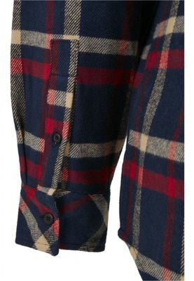 Oversize flannel skjorte herre