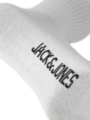 JACBASIC Vita Tennissockor – 5-pack för Herr