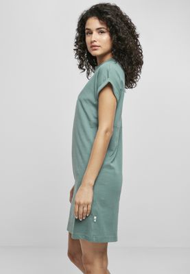 Cotton dress with short sleeves