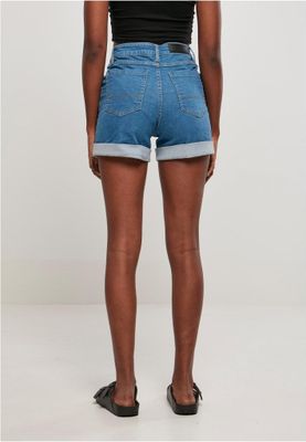 Ladies Organic Stretch Denim 5 Pocket Shorts