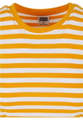 Women's short striped T-shirt
