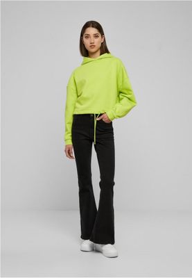 Kort oversized hoodie dam