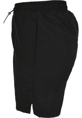 Damshorts i skrynkligt nylon