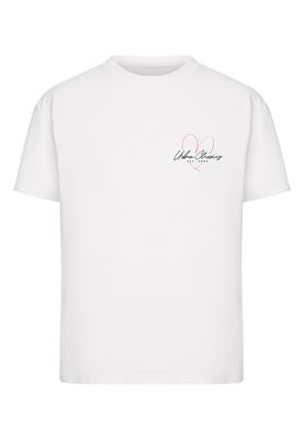 T-shirt för dam med logotyp bröst regular – vit (variant)