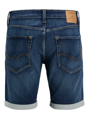 Icon moderna denimshorts med normal passform blå