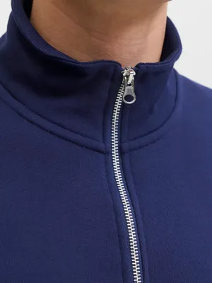 Jornorrebros Höghalssweatshirt Halv zip