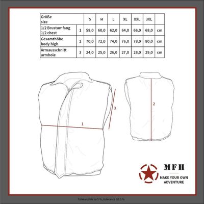 Softshell vest allround