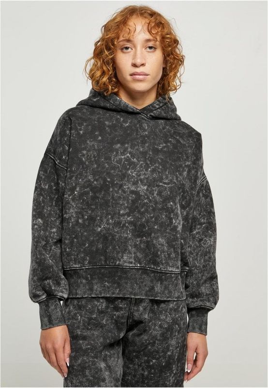 Oversize håndvaskede hoodie kvinder