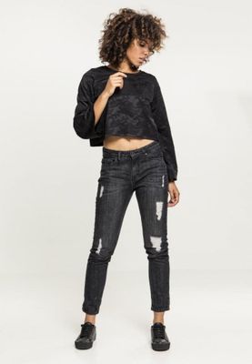 Short camo top lady