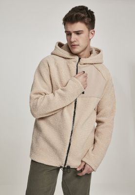 Teddy jacket with zip