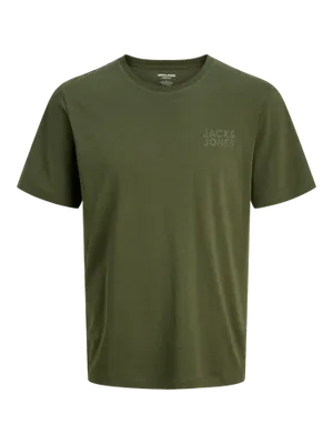 JACK & JONES Olivgrön T-shirt Plus Size – Herr