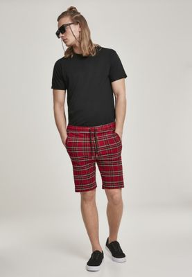 Tartan patterned shorts