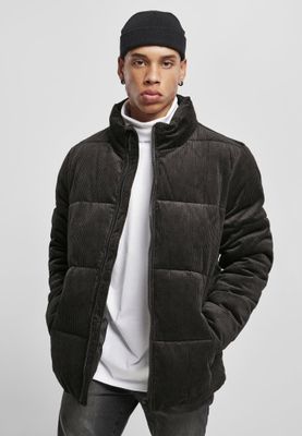 Puff jacket in corduroy