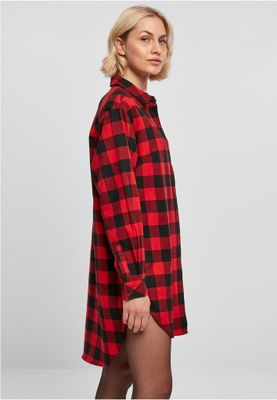 Oversize flannel dress - ladies