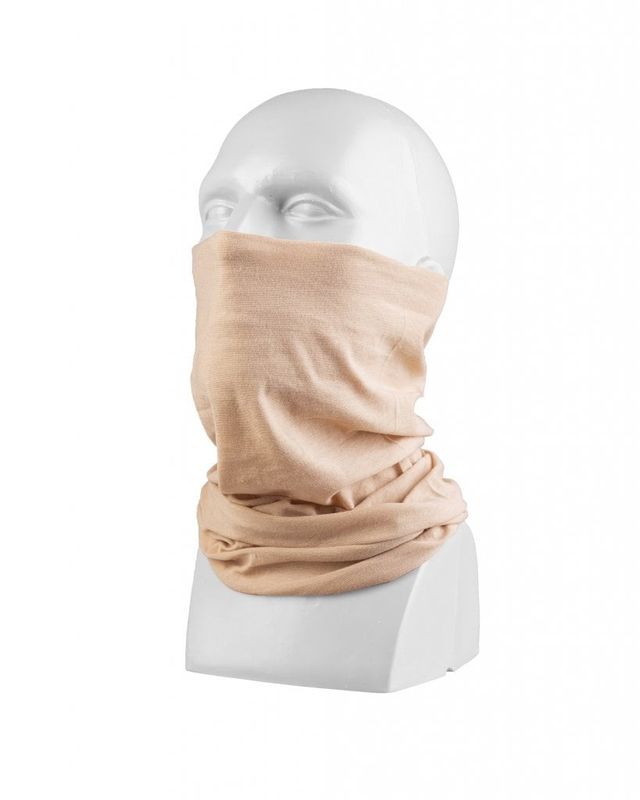 Khaki tube scarf mile-tec