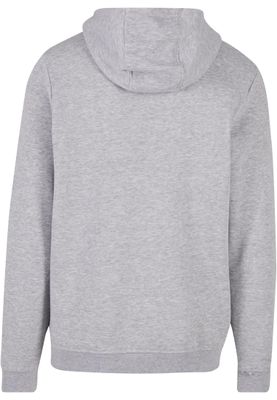 Basic Essential Zip Hoody Huvtröja för herr – heathergrey