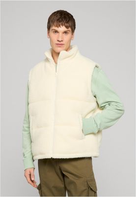 Basic Teddy Puffer västt - Whitesand