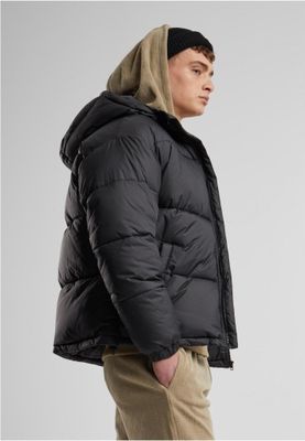 Men's thick hooded puffer jacket